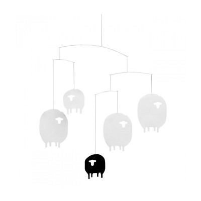 Mobile moutons  couleurs dominantes   gris, noir Flensted Mobiles    283425